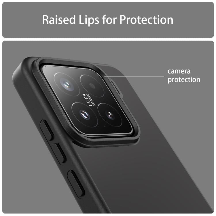 For Xiaomi 15 Fanying Series PC Hybrid TPU Translucent Frosted Phone Case