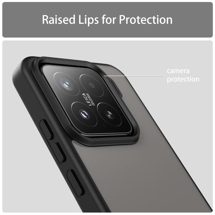 For Xiaomi 15 Fanying Series PC Hybrid TPU Translucent Frosted Phone Case