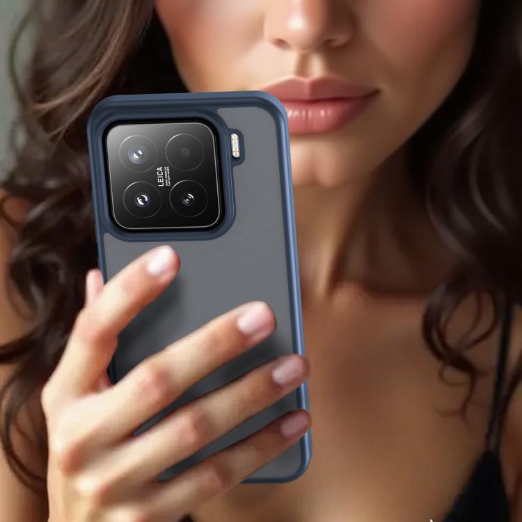 For Xiaomi 15 Fanying Series PC Hybrid TPU Translucent Frosted Phone Case