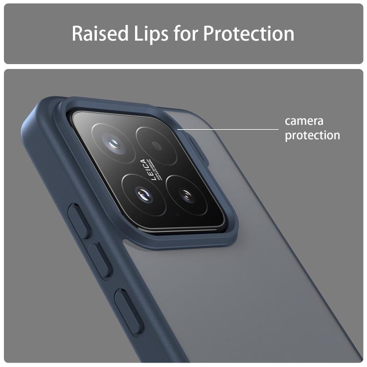 For Xiaomi 15 Fanying Series PC Hybrid TPU Translucent Frosted Phone Case