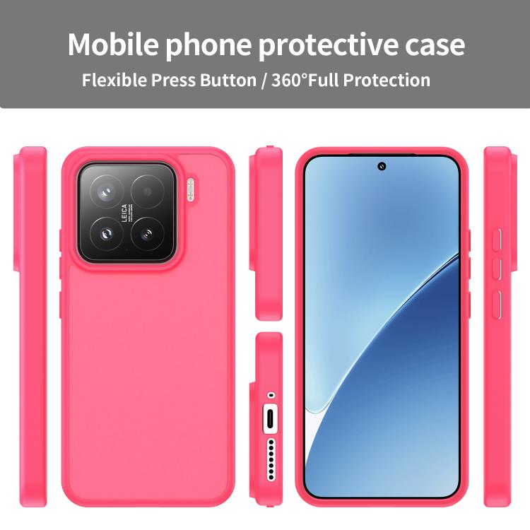 For Xiaomi 15 Fanying Series PC Hybrid TPU Translucent Frosted Phone Case
