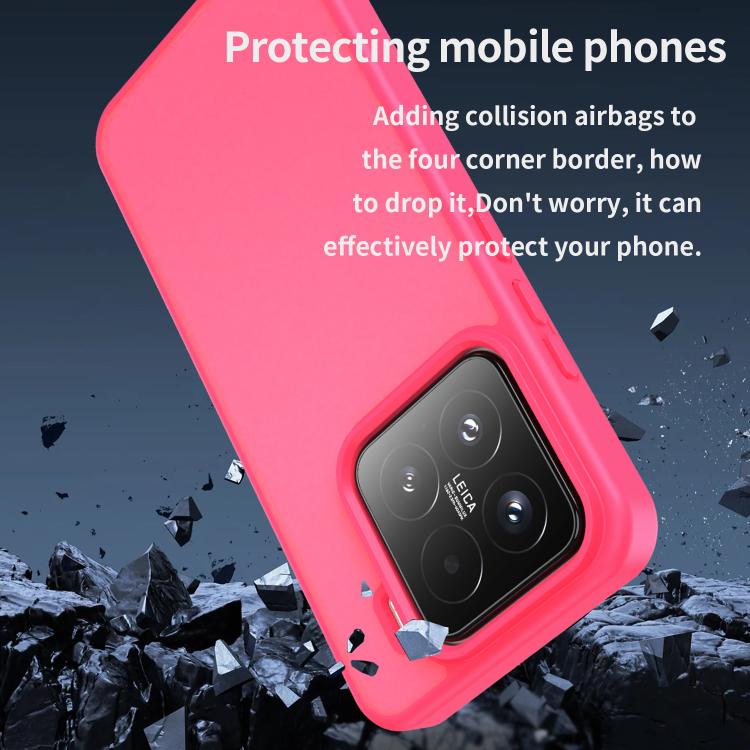 For Xiaomi 15 Fanying Series PC Hybrid TPU Translucent Frosted Phone Case