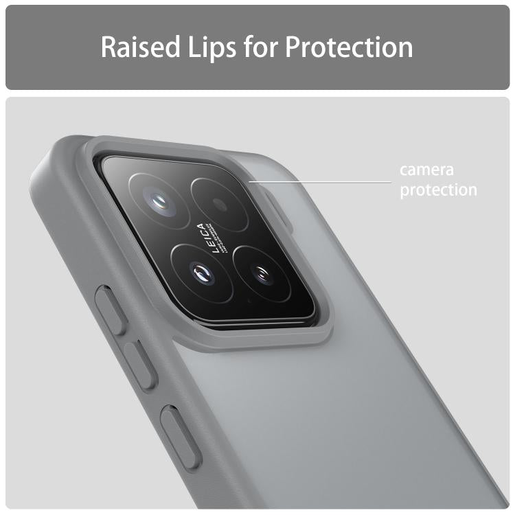 For Xiaomi 15 Fanying Series PC Hybrid TPU Translucent Frosted Phone Case