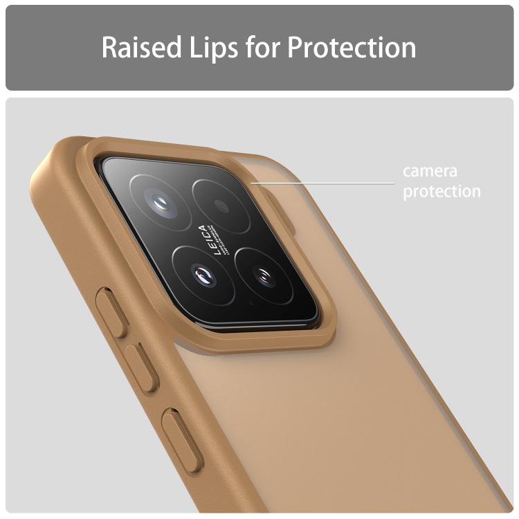 For Xiaomi 15 Fanying Series PC Hybrid TPU Translucent Frosted Phone Case