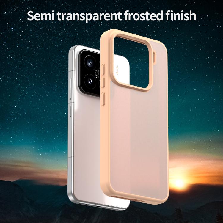 For Xiaomi 15 Fanying Series PC Hybrid TPU Translucent Frosted Phone Case