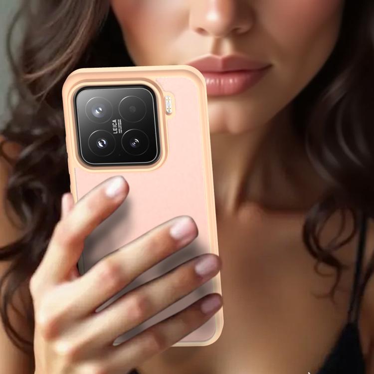 For Xiaomi 15 Fanying Series PC Hybrid TPU Translucent Frosted Phone Case