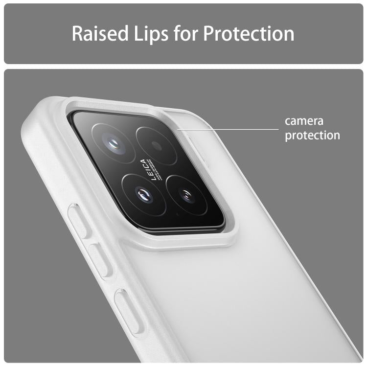 For Xiaomi 15 Fanying Series PC Hybrid TPU Translucent Frosted Phone Case