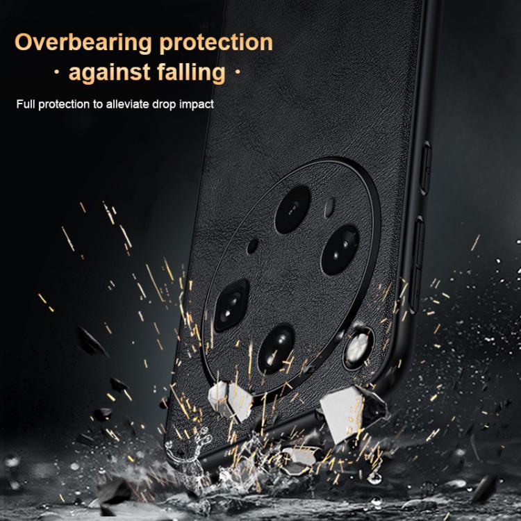 For OPPO Find X8s+ SULADA Shockproof TPU Hybrid Handmade Leather Phone Case
