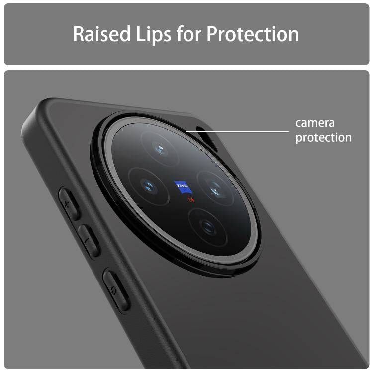 For vivo X200S Fanying Series PC Hybrid TPU Translucent Frosted Phone Case