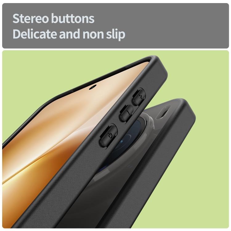 For vivo X200S Fanying Series PC Hybrid TPU Translucent Frosted Phone Case