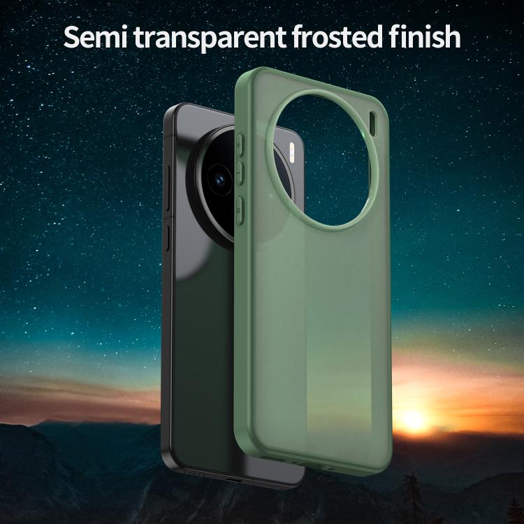 For vivo X200S Fanying Series PC Hybrid TPU Translucent Frosted Phone Case