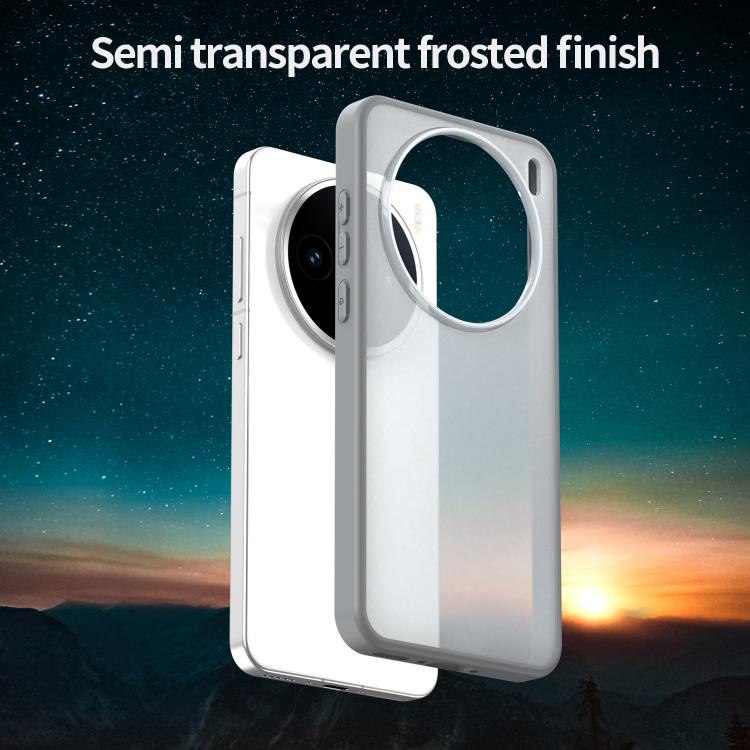 For vivo X200S Fanying Series PC Hybrid TPU Translucent Frosted Phone Case