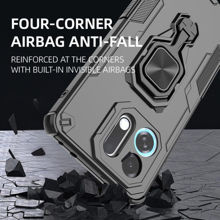 For OPPO K13 Turbo 5G Metal Kickstand TPU Hybrid PC Phone Case