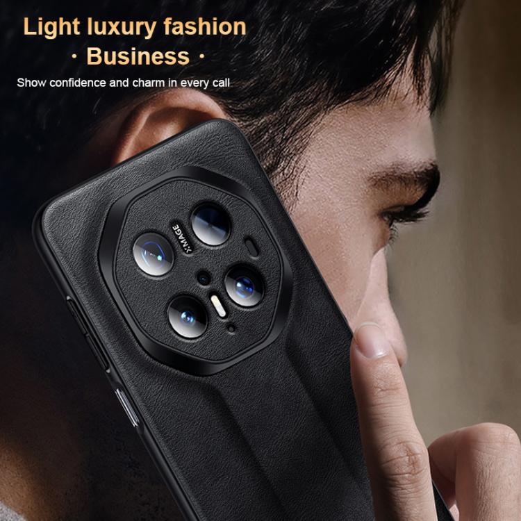 For Huawei Mate 70 RS Ultimate SULADA Shockproof TPU Hybrid Handmade Leather Precise Hole Phone Case