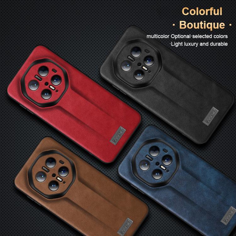 For Huawei Mate 70 RS Ultimate SULADA Shockproof TPU Hybrid Handmade Leather Precise Hole Phone Case