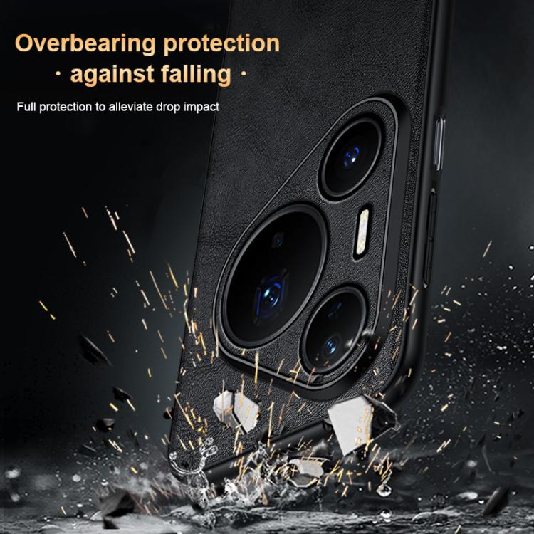 For Huawei Pura 80 Ultra 5G SULADA Shockproof TPU Hybrid Handmade Leather Precise Hole Phone Case