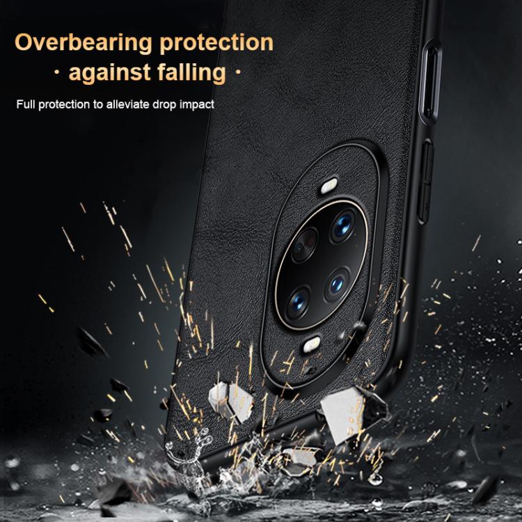 For Huawei nova 14 SULADA Shockproof TPU Hybrid Handmade Leather Precise Hole Phone Case
