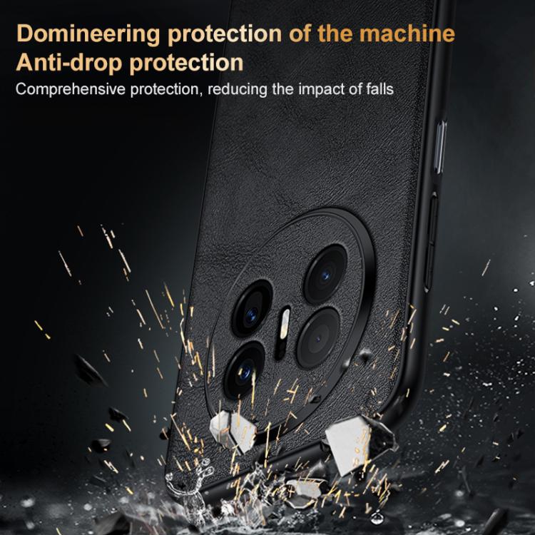 For Huawei Mate 70 Air 5G SULADA Shockproof TPU Hybrid Handmade Leather Precise Hole Phone Case