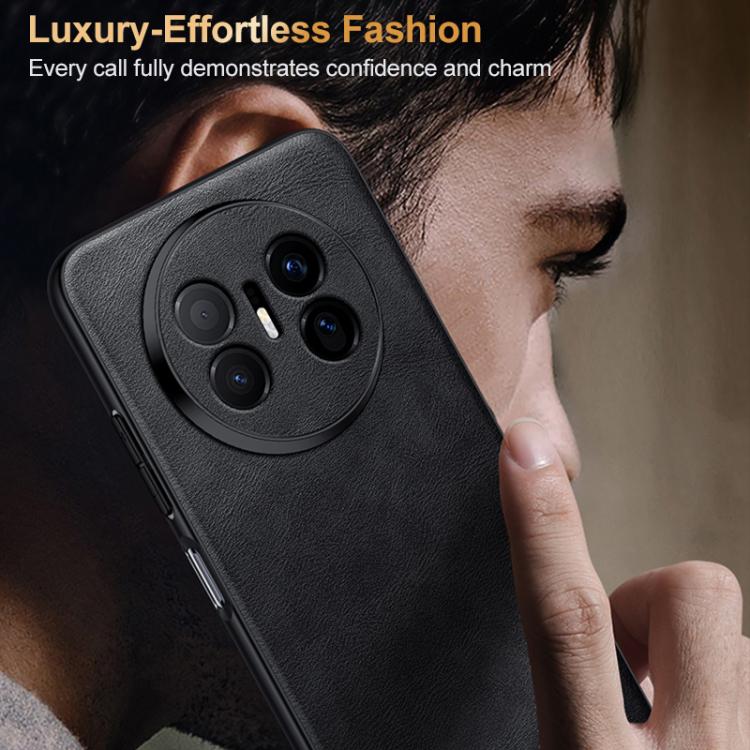 For Huawei Mate 70 Air 5G SULADA Shockproof TPU Hybrid Handmade Leather Precise Hole Phone Case