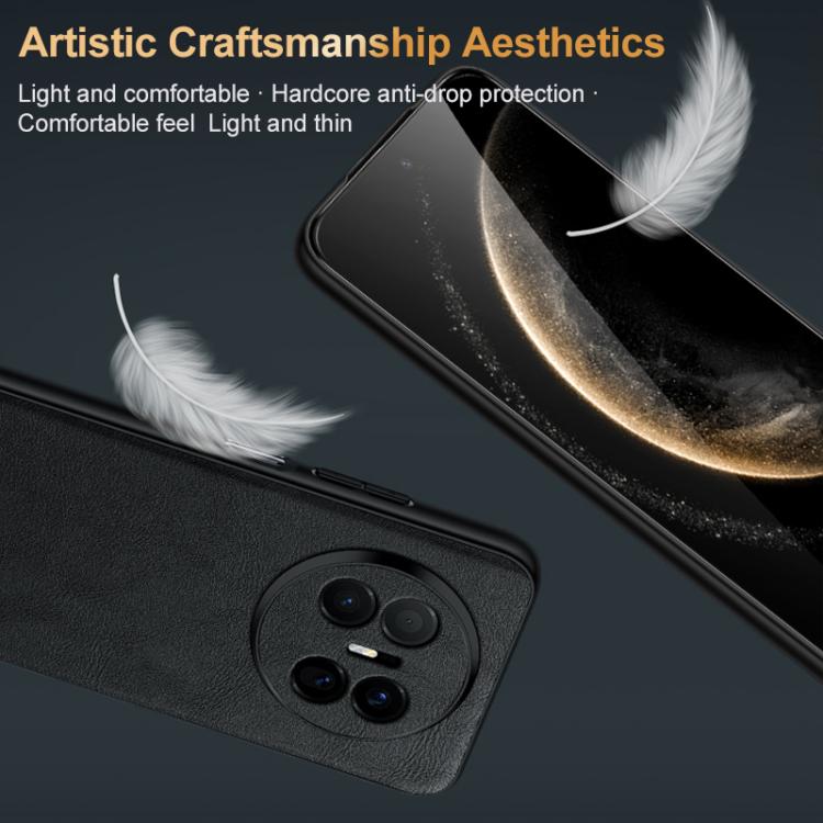 For Huawei Mate 70 Air 5G SULADA Shockproof TPU Hybrid Handmade Leather Precise Hole Phone Case