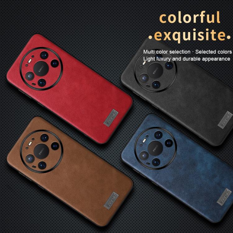 For Huawei Mate 80 Pro Max SULADA Shockproof TPU Hybrid Handmade Leather Precise Hole Phone Case