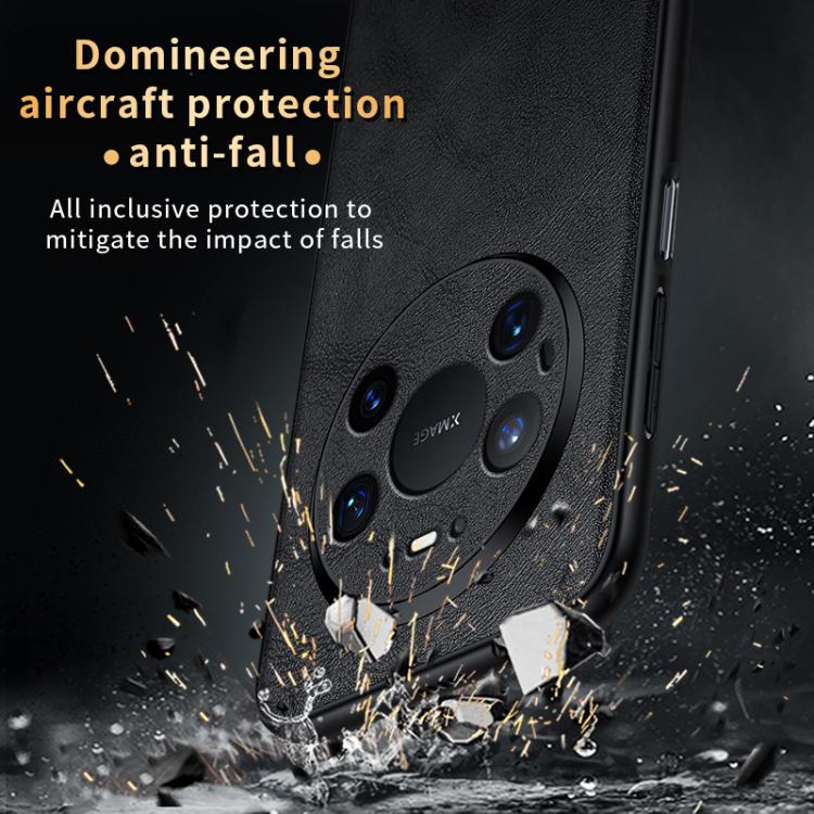 For Huawei Mate 80 Pro Max SULADA Shockproof TPU Hybrid Handmade Leather Precise Hole Phone Case