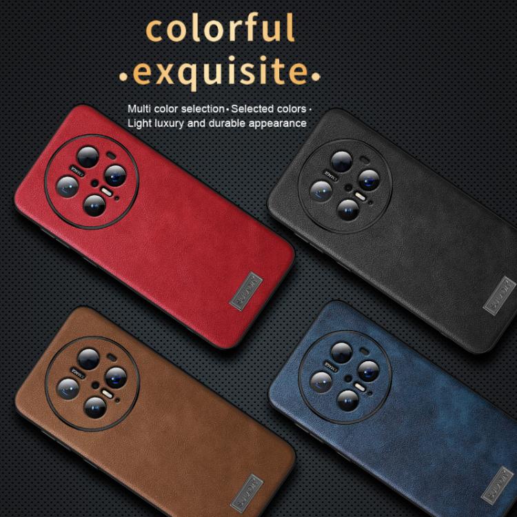 For Huawei Mate 70 SULADA Shockproof TPU Hybrid Handmade Leather Precise Hole Phone Case