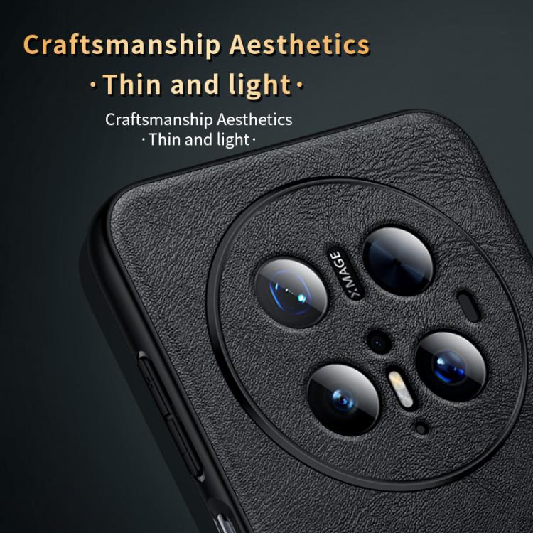 For Huawei Mate 70 SULADA Shockproof TPU Hybrid Handmade Leather Precise Hole Phone Case