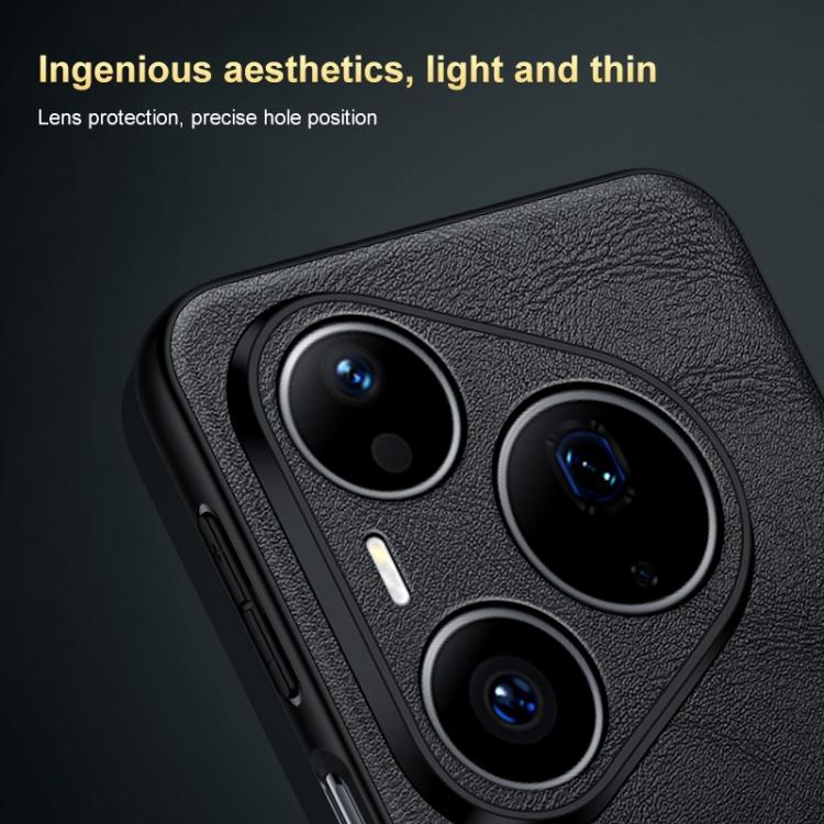 For Huawei Pura 90 Pro Max 5G SULADA Shockproof TPU Hybrid Handmade Leather Precise Hole Phone Case