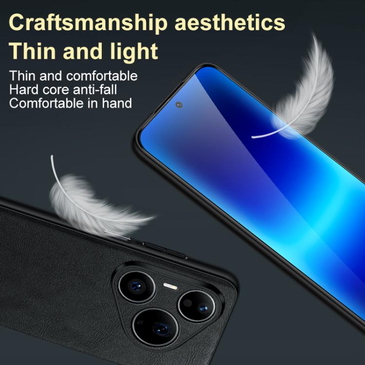 For Huawei Pura 90 Pro Max 5G SULADA Shockproof TPU Hybrid Handmade Leather Precise Hole Phone Case