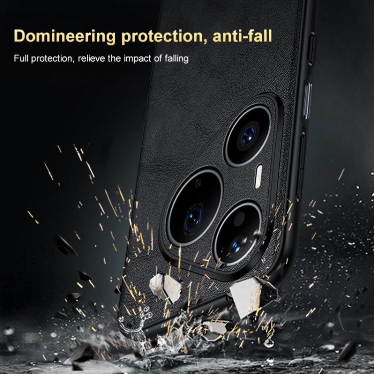 For Huawei Pura 90 Pro Max 5G SULADA Shockproof TPU Hybrid Handmade Leather Precise Hole Phone Case