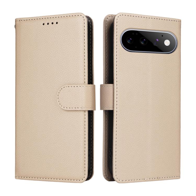 For Google Pixel 11 / Pixel 11 Pro Litchi Texture RFID Blocking 3-Card Wallet Leather Phone Case