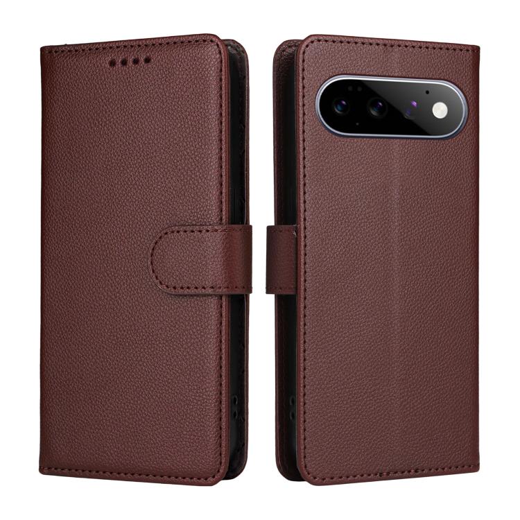 For Google Pixel 11 / Pixel 11 Pro Litchi Texture RFID Blocking 3-Card Wallet Leather Phone Case