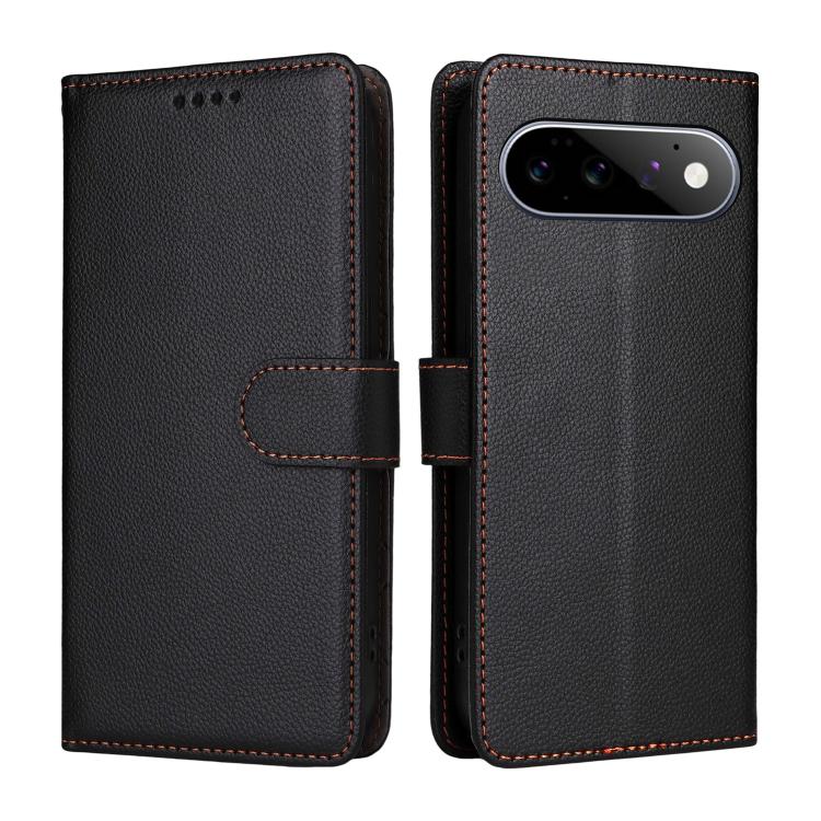 For Google Pixel 11 / Pixel 11 Pro Litchi Texture RFID Blocking 3-Card Wallet Leather Phone Case