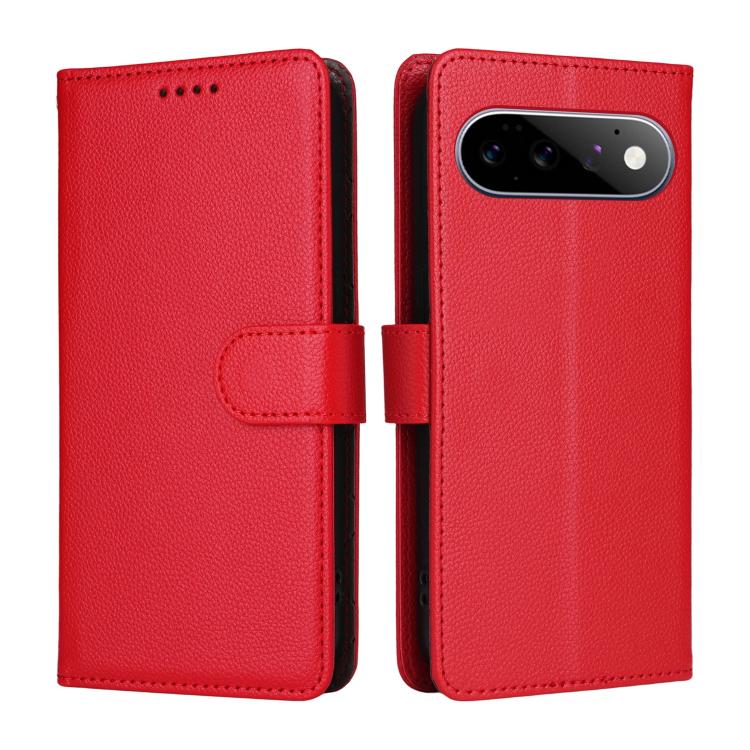 For Google Pixel 11 / Pixel 11 Pro Litchi Texture RFID Blocking 3-Card Wallet Leather Phone Case