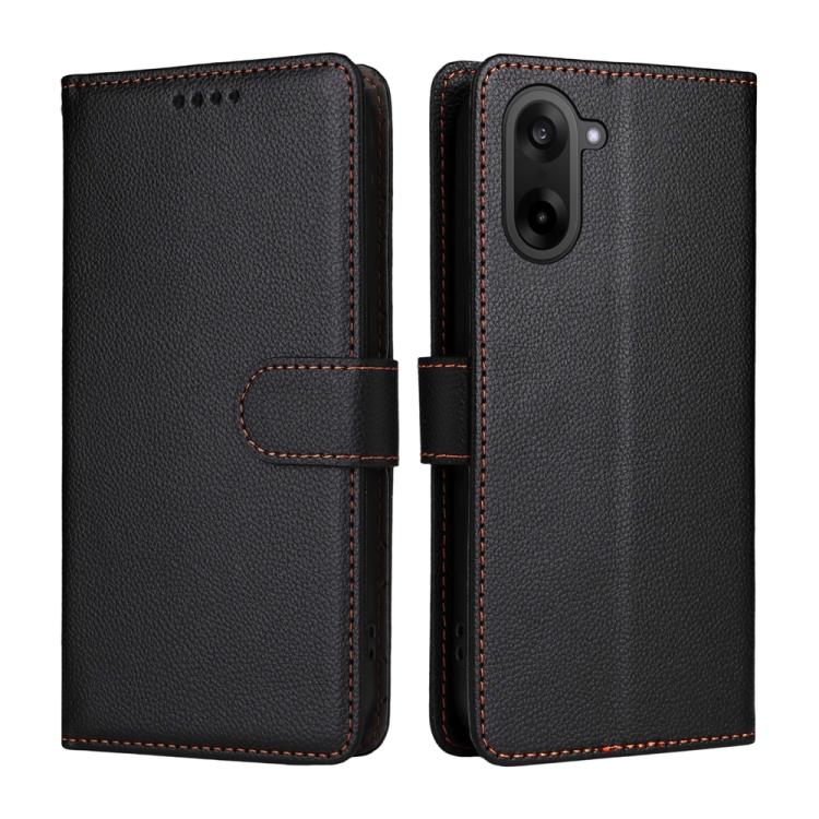 For OnePlus Nord CE5 5G / Ace 5 Racing Litchi Texture RFID Blocking 3-Card Wallet Leather Phone Case