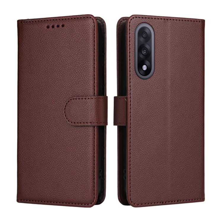 For OnePlus Nord 5 5G / Ace 5 Ultra Litchi Texture RFID Blocking 3-Card Wallet Leather Phone Case