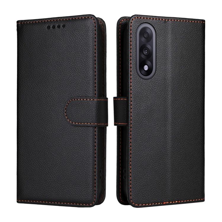 For OnePlus Nord 5 5G / Ace 5 Ultra Litchi Texture RFID Blocking 3-Card Wallet Leather Phone Case