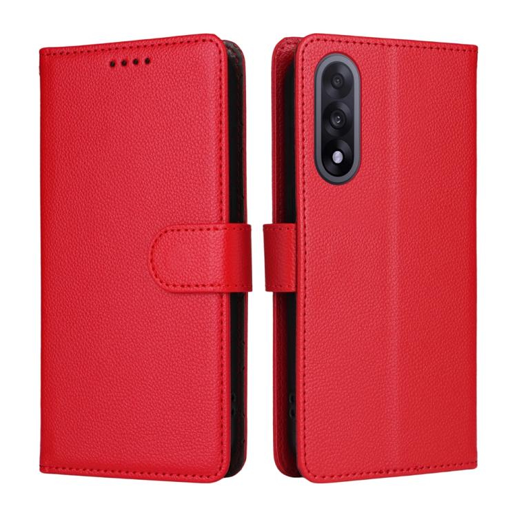For OnePlus Nord 5 5G / Ace 5 Ultra Litchi Texture RFID Blocking 3-Card Wallet Leather Phone Case