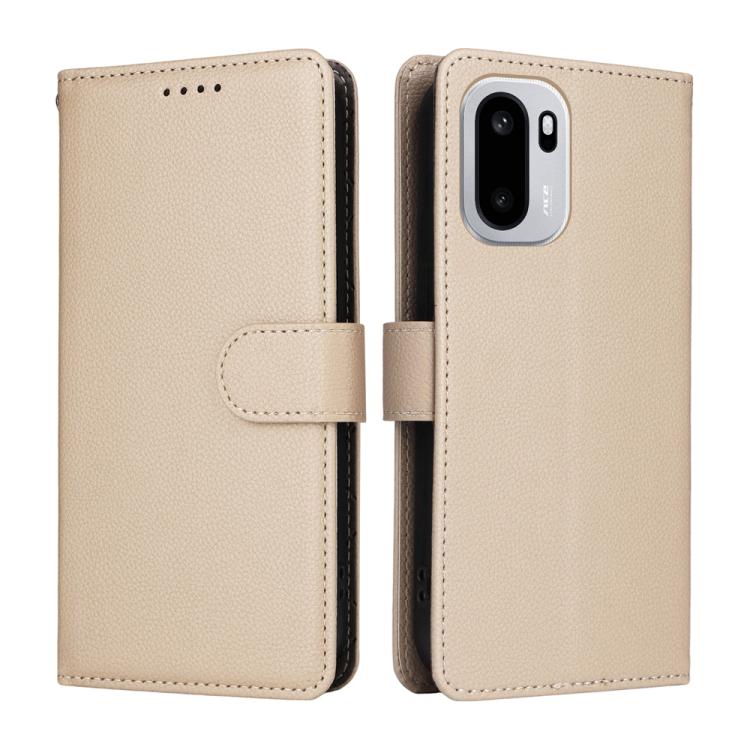For OnePlus Ace 6 / 15R Litchi Texture RFID Blocking 3-Card Wallet Leather Phone Case