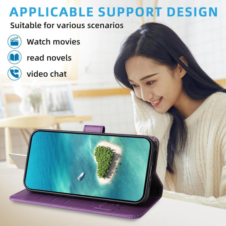 For OnePlus Ace 6 / 15R Litchi Texture RFID Blocking 3-Card Wallet Leather Phone Case