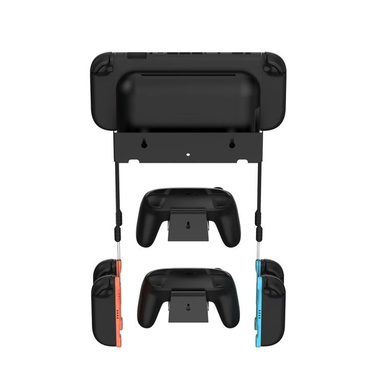 For Nintendo Switch 2 DOBE TNS-31113 Game Controller Wall-Mounted Storage Rack - Black