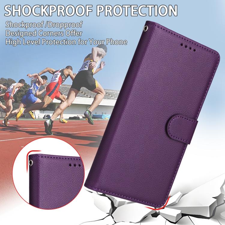 For Tecno Spark 40 Pro 4G Litchi Texture RFID Blocking 3-Card Wallet Leather Phone Case