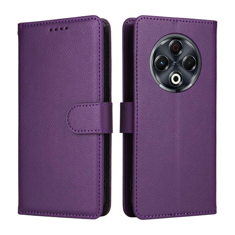 For Tecno Spark 30 4G Litchi Texture RFID Blocking 3-Card Wallet Leather Phone Case