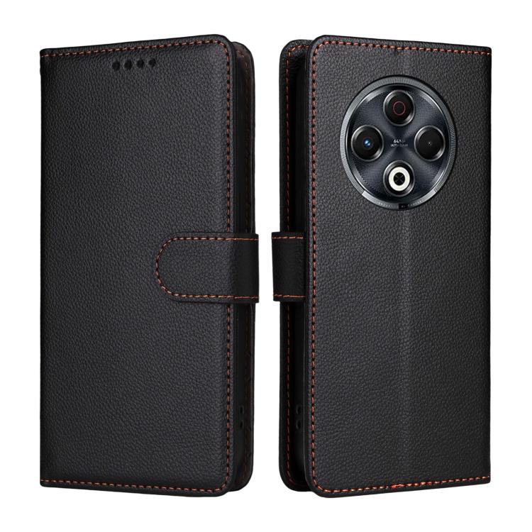 For Tecno Spark 30 4G Litchi Texture RFID Blocking 3-Card Wallet Leather Phone Case