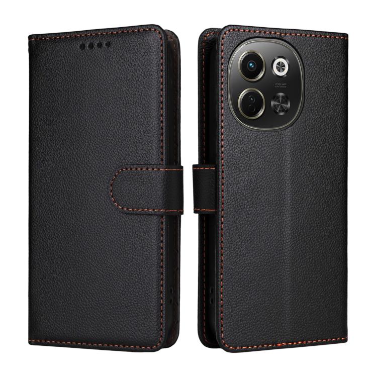 For Tecno Spark 30 5G / Pova 6 Neo 5G Litchi Texture RFID Blocking 3-Card Wallet Leather Phone Case