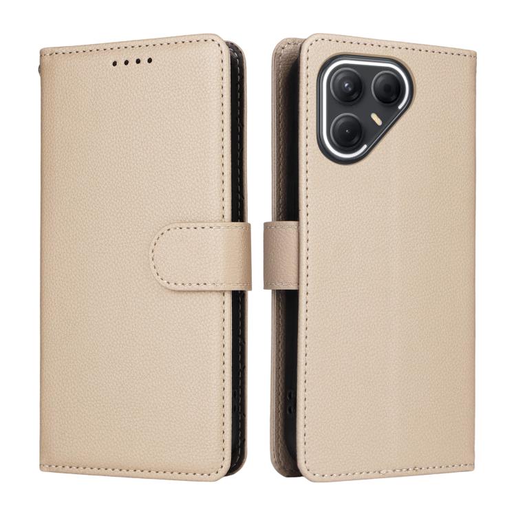 For Tecno Pova 7 5G Litchi Texture RFID Blocking 3-Card Wallet Leather Phone Case