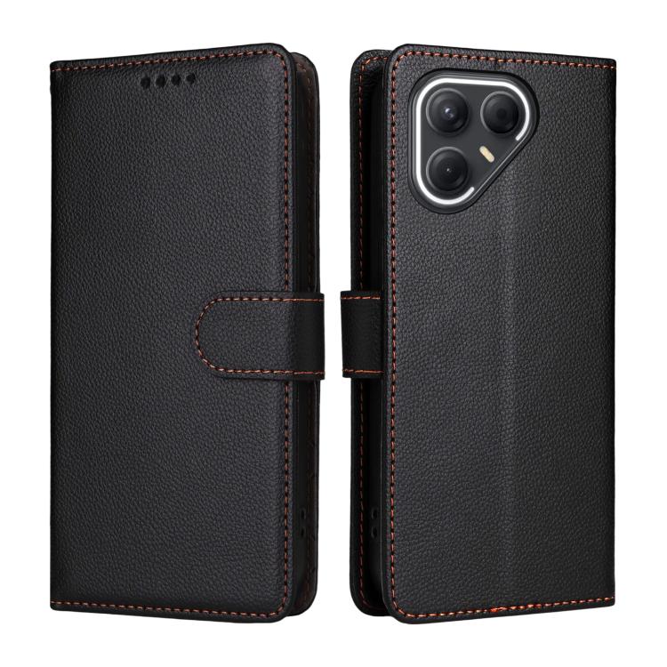 For Tecno Pova 7 5G Litchi Texture RFID Blocking 3-Card Wallet Leather Phone Case