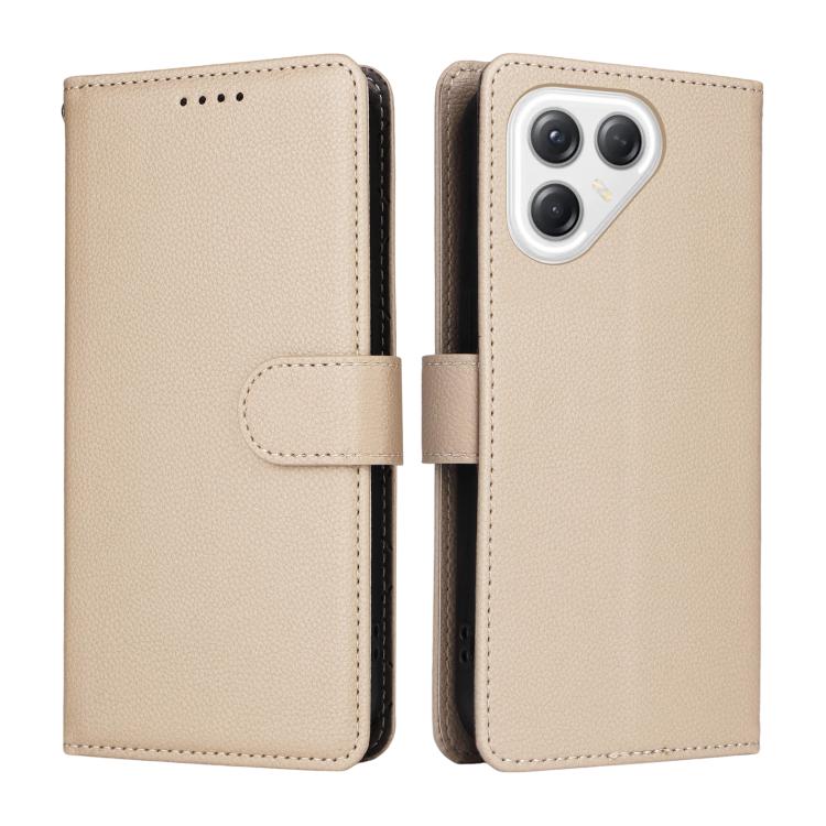 For Tecno Pova 7 Ultra 5G Litchi Texture RFID Blocking 3-Card Wallet Leather Phone Case