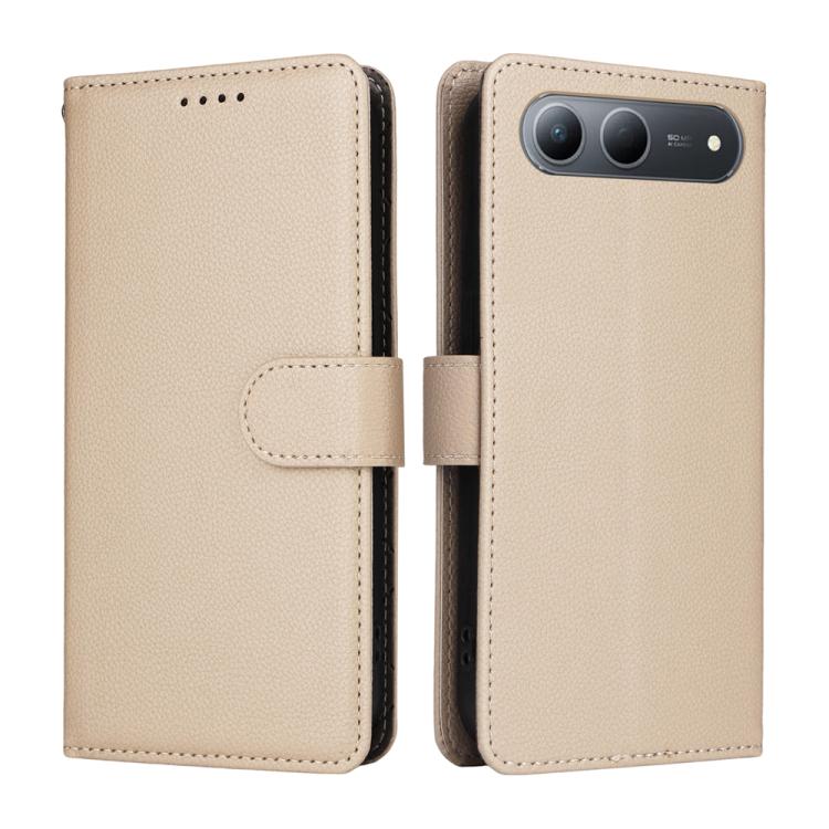 For Tecno Spark 40 5G / Spark Go 5G 2025 Litchi Texture RFID Blocking 3-Card Wallet Leather Phone Case